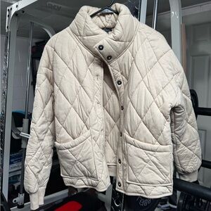 Wild Fable Quilted Cream Jacket